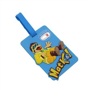 Étiquette de bagage en PVC souple Travel 2D